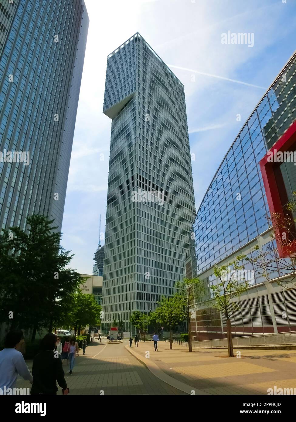 City skyscrapers in the downtown of Frankfurt am Main, Germany Stock ...