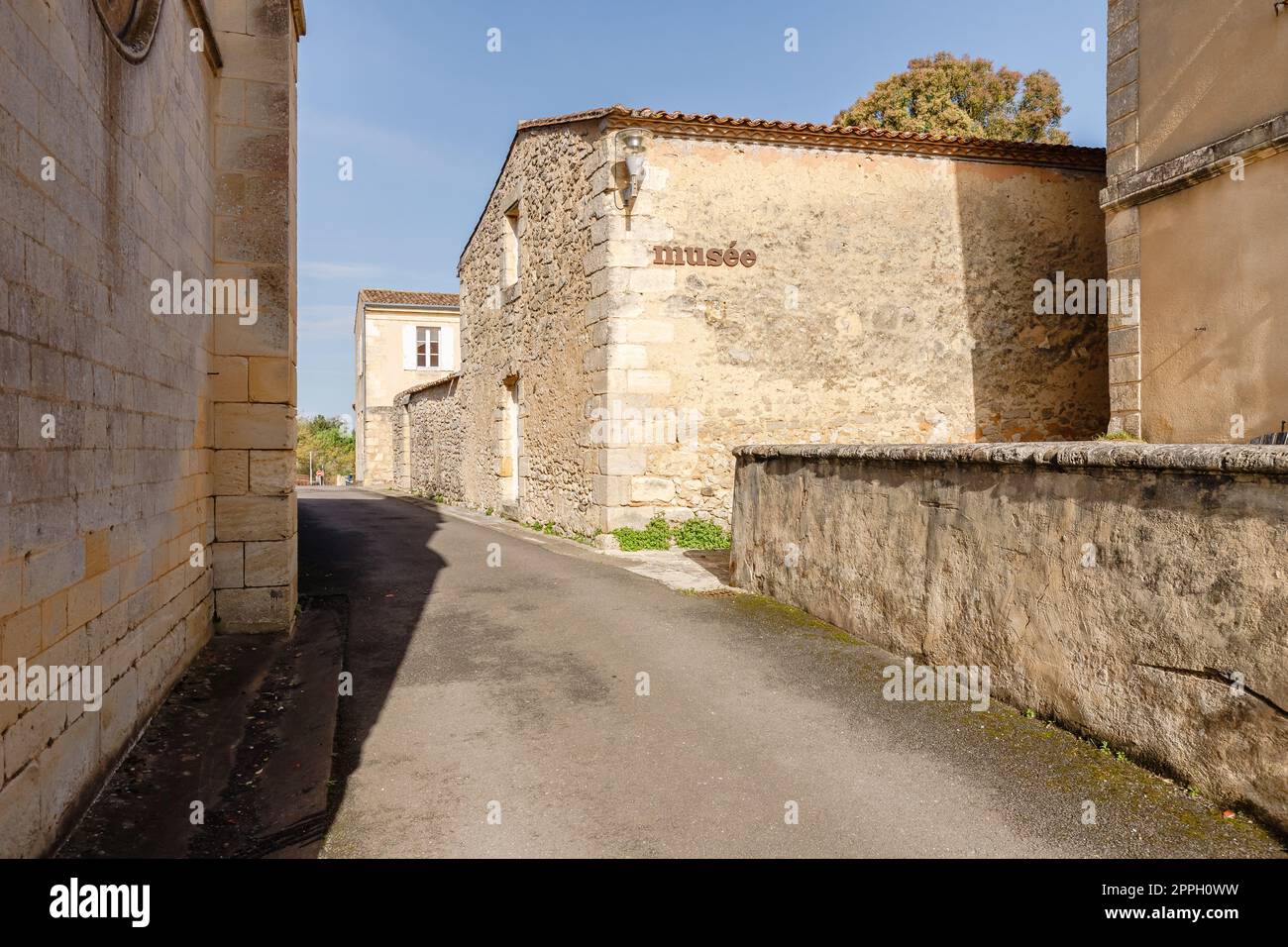 Gallo Roman villa of Plassac, France Stock Photo