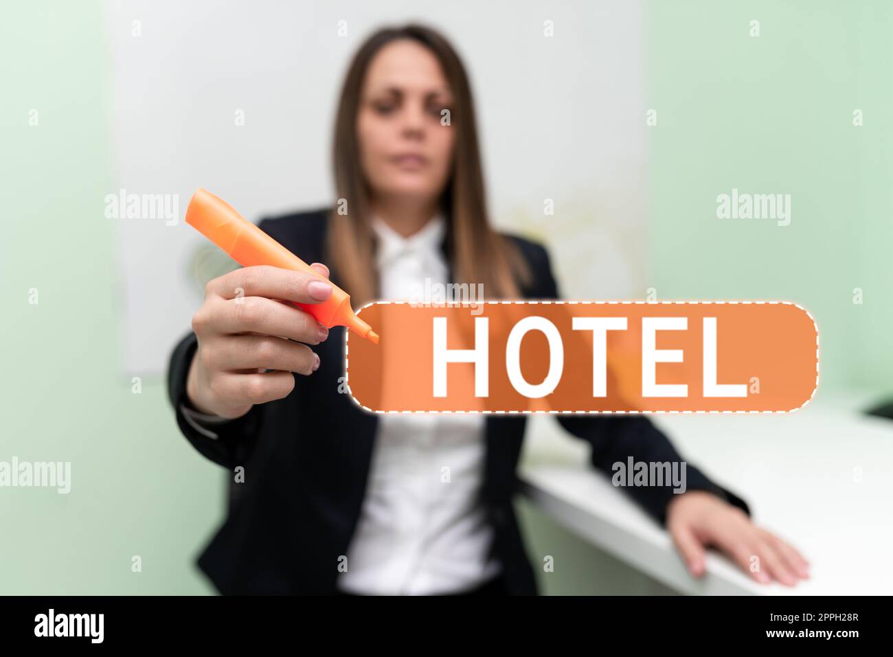 Inspiration showing sign Hotel. Word for establishment providing accommodation meals services for travellers Stock Photo