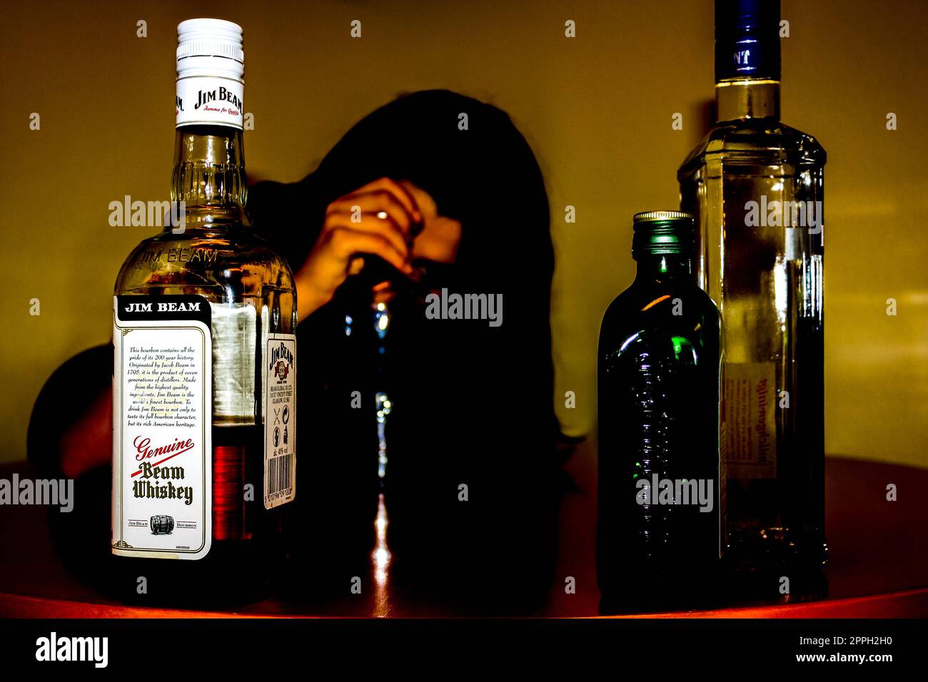 How alcohol cigarettes and drugs destroy your life Stock Photo - Alamy