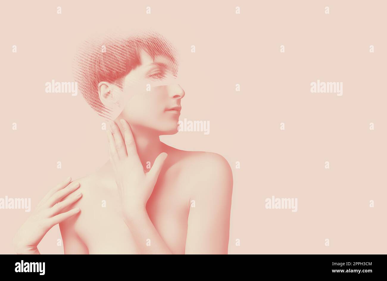 Female body art hi-res stock photography and images - Alamy