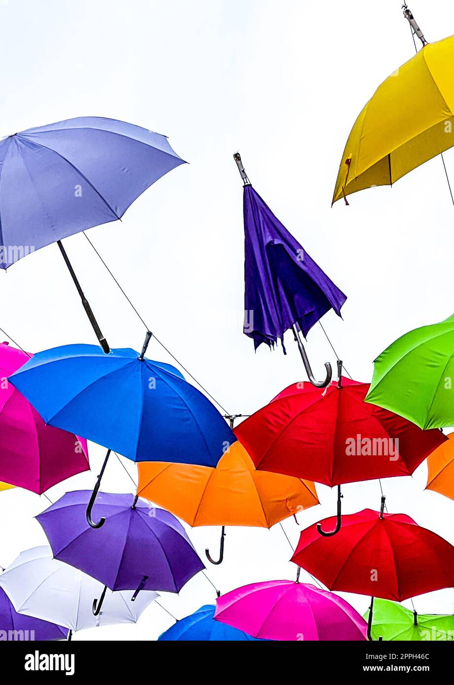 Multi coloured umbrella hires stock photography and images Alamy