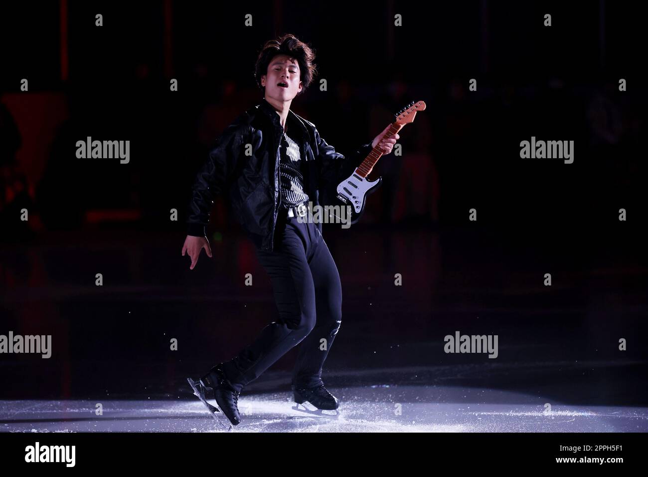 Kinoshita Academy Kyoto Ice arena, Kyoto, Japan. 22nd Apr, 2023. Lucas