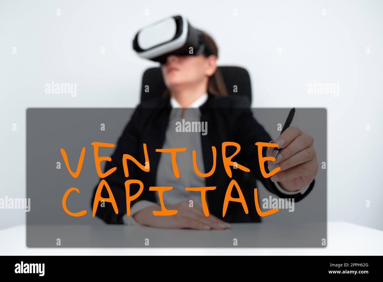 Text caption presenting Venture Capitalfinancing provided by firms to small early stage ones. Business showcase financing provided by firms to small early stage ones Stock Photo