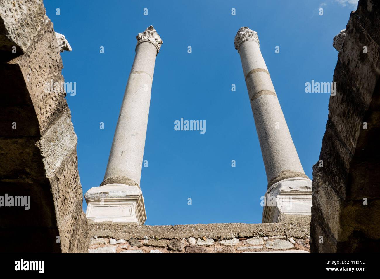Izmir, Turkey. 3rd Mar, 2023. Agora Ã-ren Yeri in Izmir, Turkey is a magnificent ancient site that showcases the remnants of a once-great marketplace and cultural hub. (Credit Image: © Shawn Goldberg/SOPA Images via ZUMA Press Wire) EDITORIAL USAGE ONLY! Not for Commercial USAGE! Stock Photo