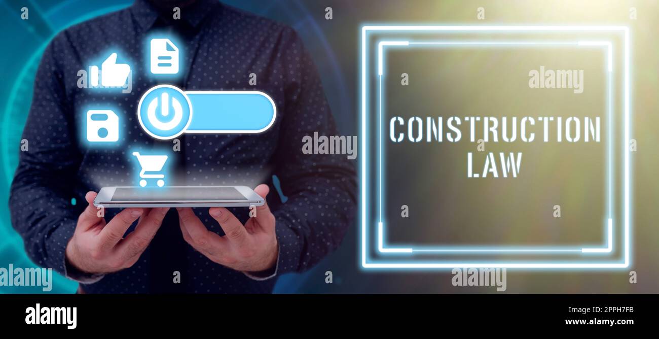 Text showing inspiration Construction Lawdeals with matters relating to ...