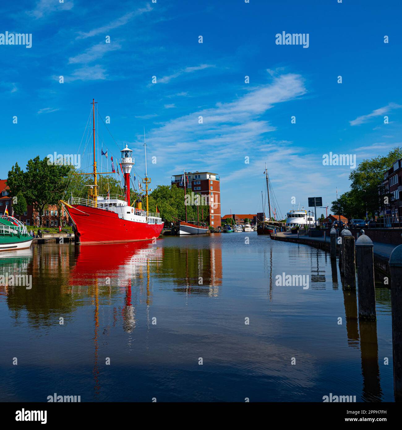 emden a port city in the north Stock Photo
