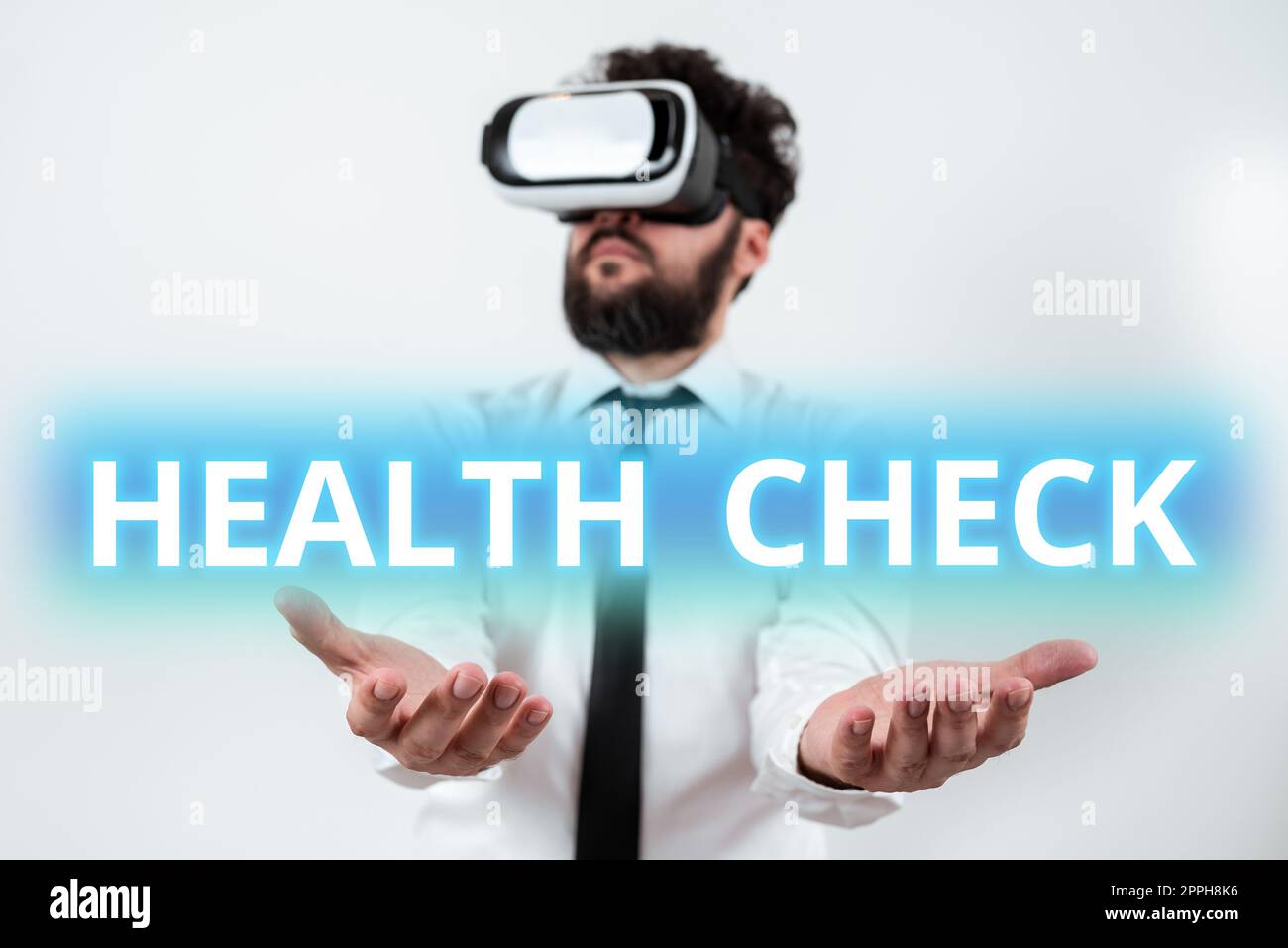 Conceptual display Health Check. Word for Medical Examination Wellness and general state Inspection Stock Photo