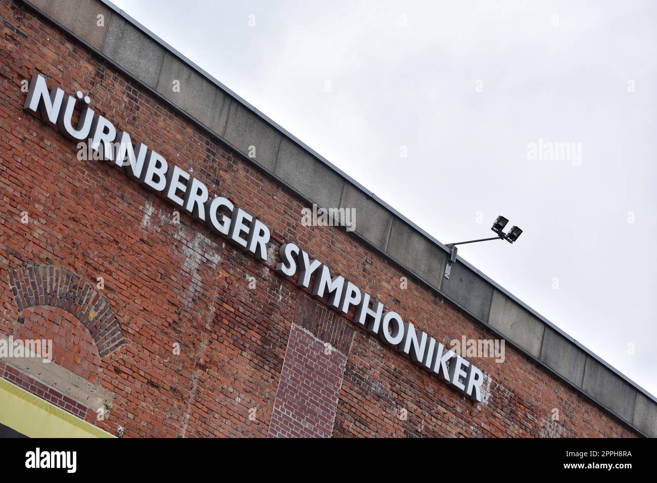 Music hall of the Nuremberg Symphony Orchestra Stock Photo