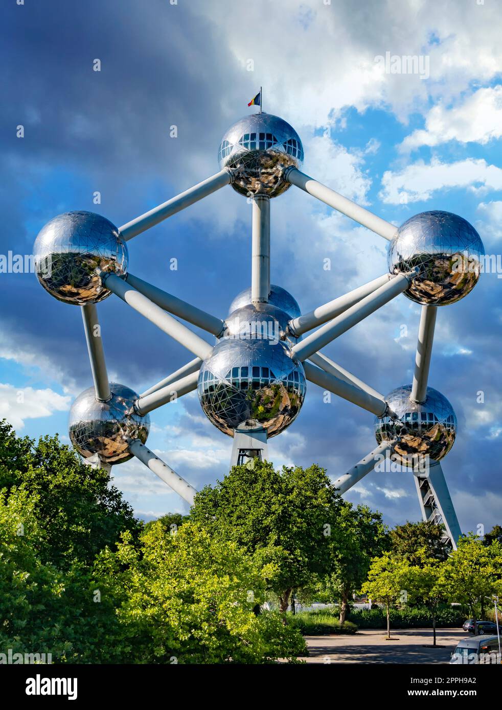 The Atomium, the famous landmark of Brussels, Belgium Stock Photo Alamy