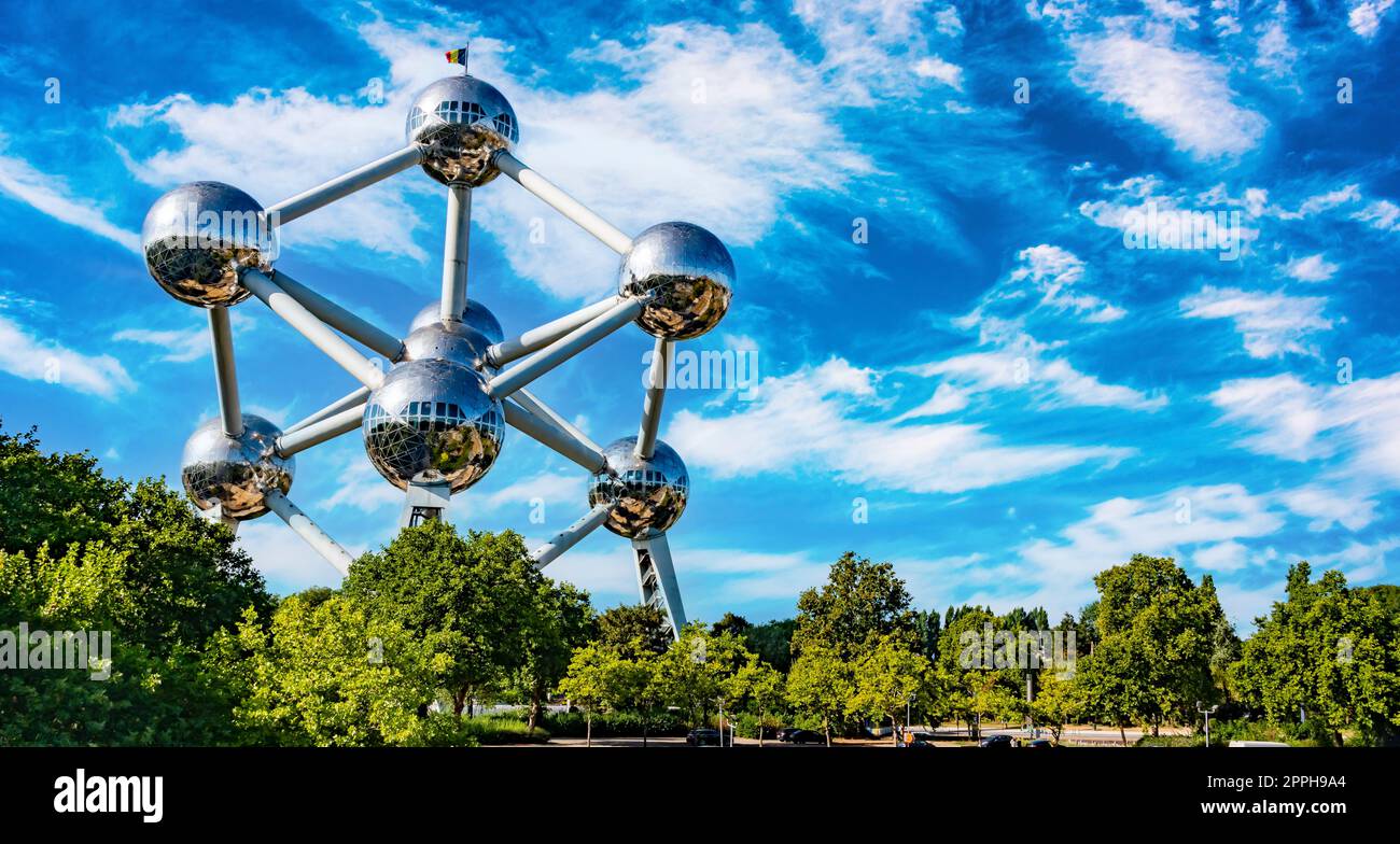 The Atomium, the famous landmark of Brussels, Belgium Stock Photo - Alamy