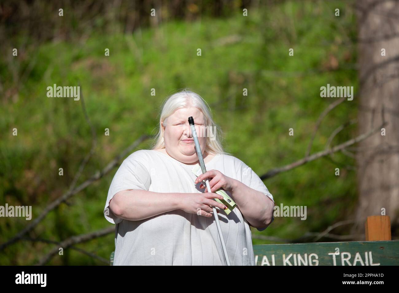 Albino woman hi-res stock photography and images - Alamy
