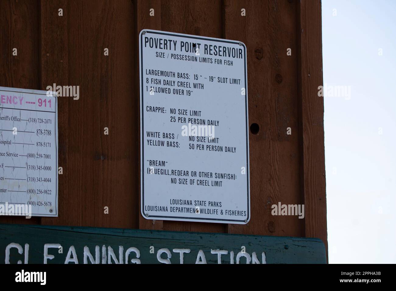 POVERTY POINT RESERVOIR STATE PARK, DELHI, LOUISIANA/USA MARCH 05