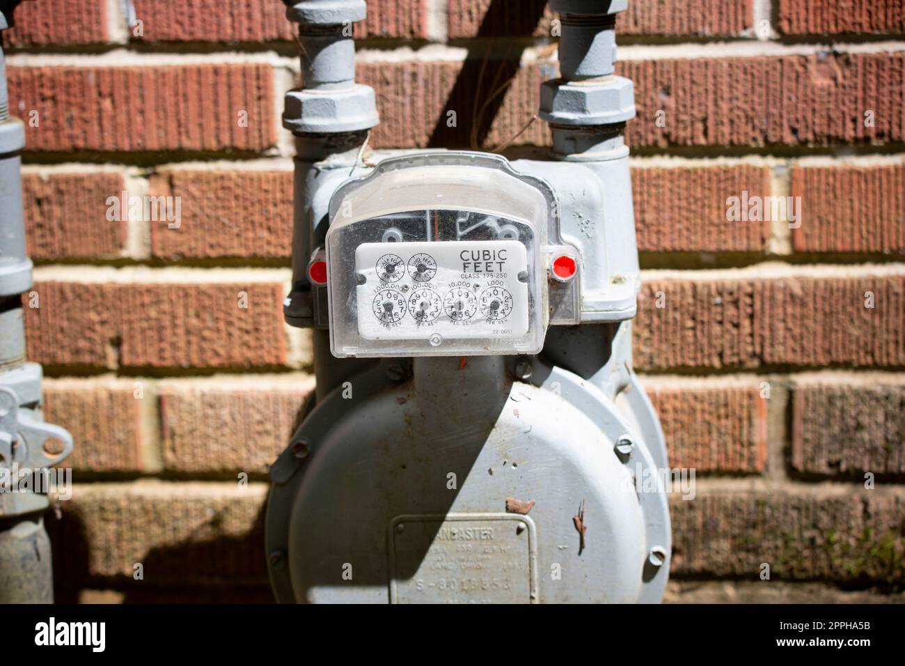 Water Meter Reading Stock Photo Alamy
