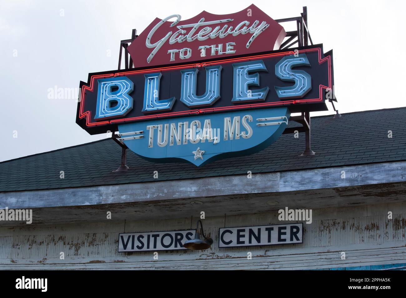 Gateway to the Blues Visitors Center & Museum - Tunica Stock Photo