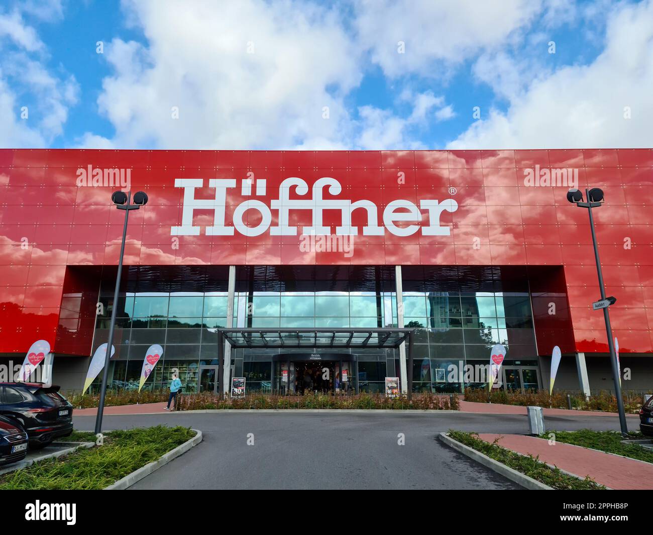 Kiel, Germany 16. October 2022 Entrance of the german furniture