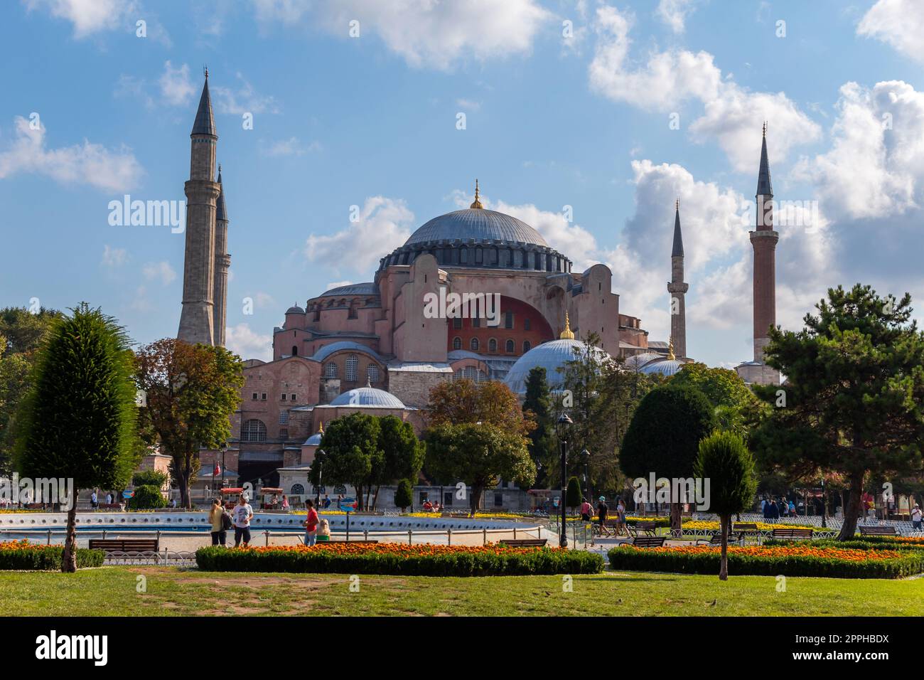 Hagia sophia exterior sunset hi-res stock photography and images - Alamy