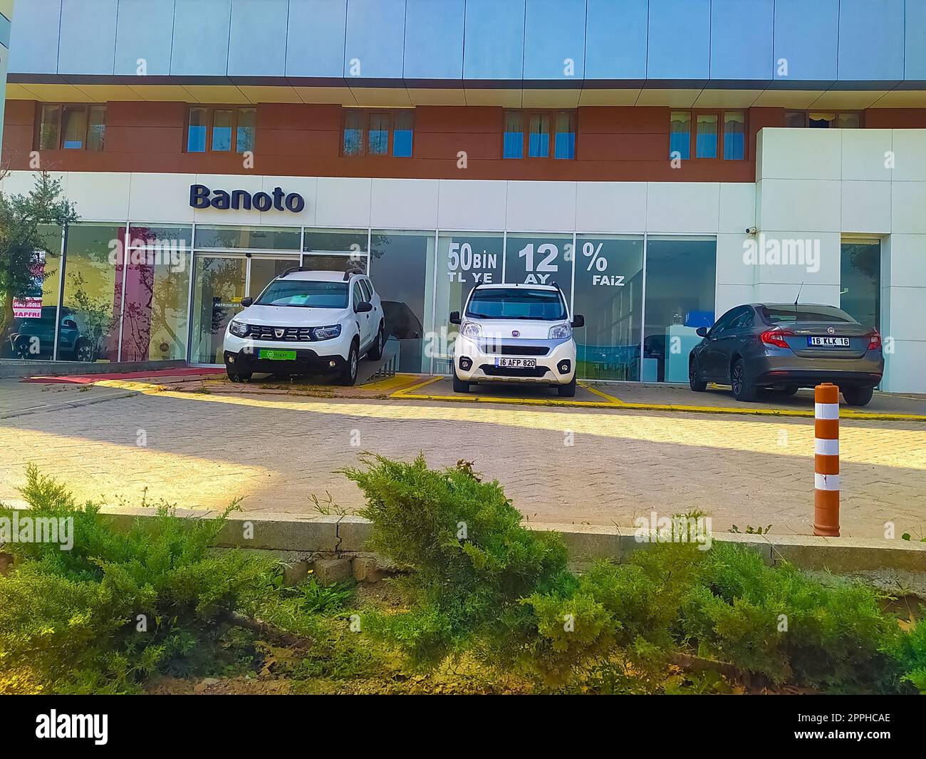 Istanbul, Turkey September 16, 2022 Banoto Turkish car dealership