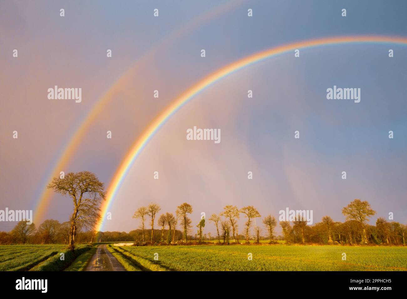 Stormy sky over rural hi-res stock photography and images - Alamy