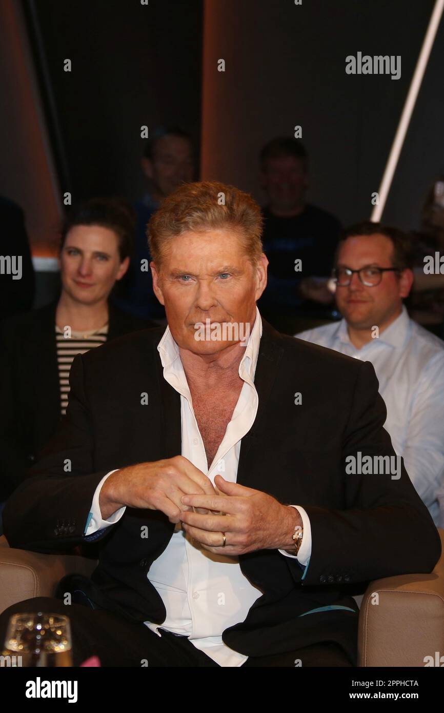 David Hasselhoff,NDR Talkshow,21.10.2022,Hamburg Stock Photo