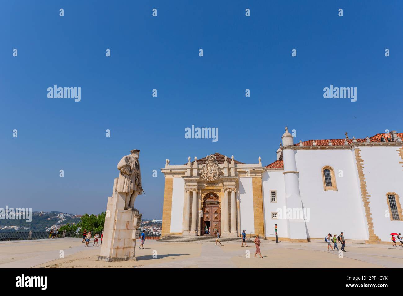 Patio das Escolas of Coimbra University Stock Photo - Alamy