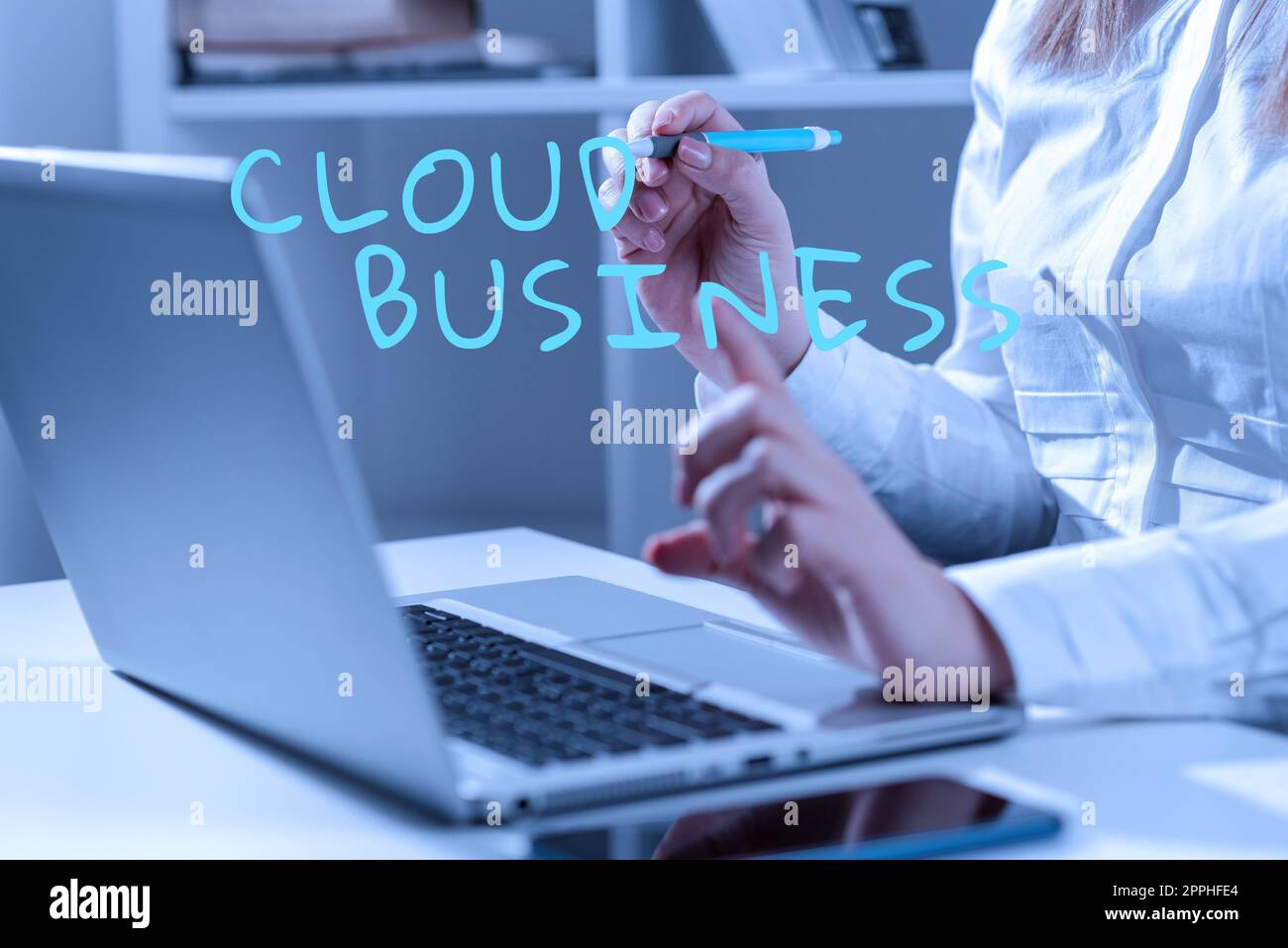 Conceptual display Cloud Business. Internet Concept internetbased delivery of services made available to users Stock Photo