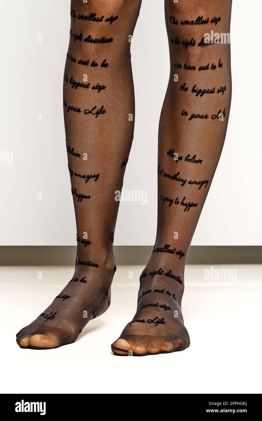 Legs young woman in pantyhose hi-res stock photography and images - Alamy