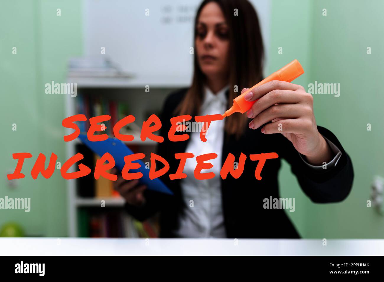 Writing displaying text Secret Ingredient. Business approach special ...