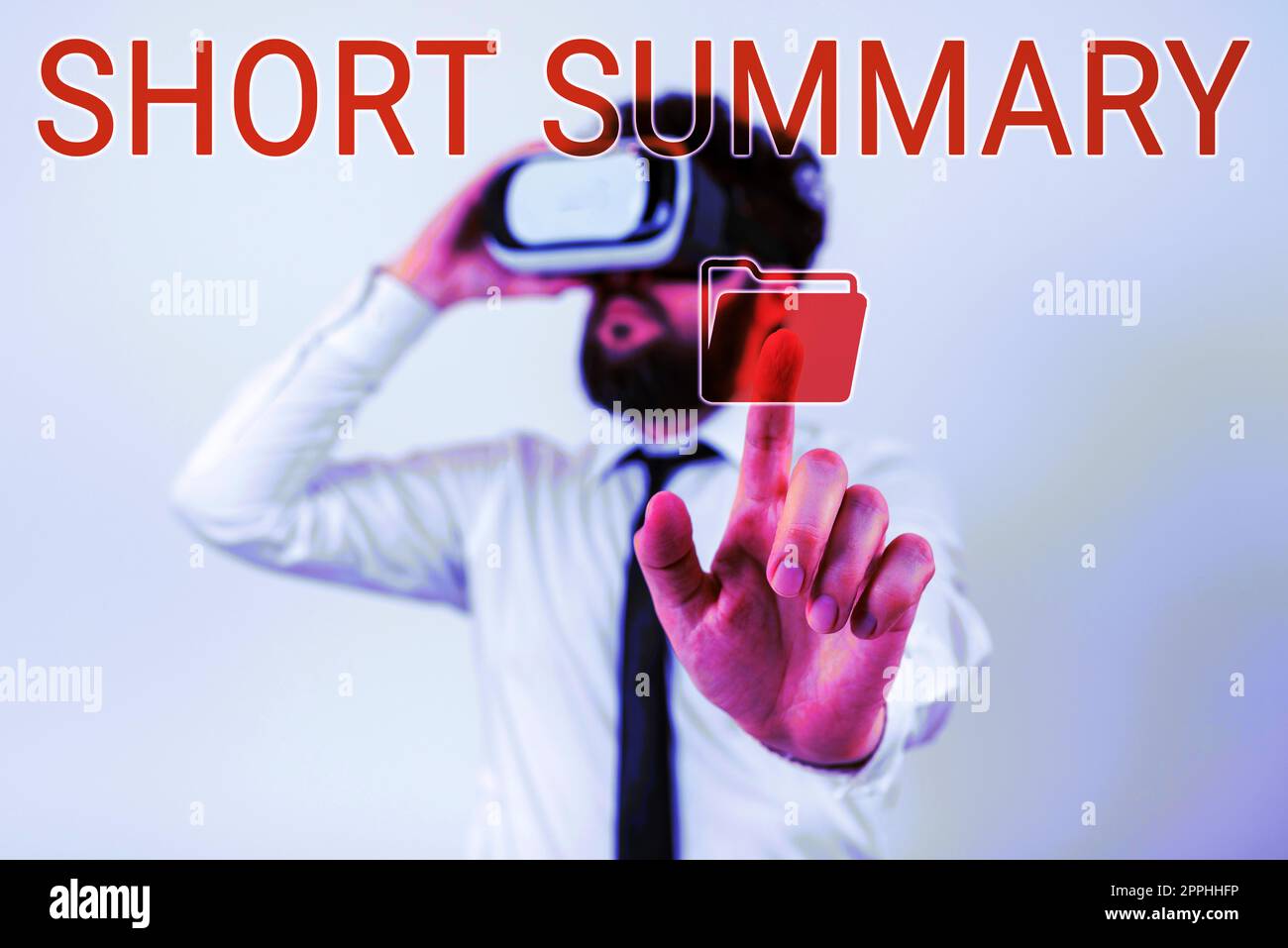 Sign displaying Short Summary. Word Written on Brief statement of main