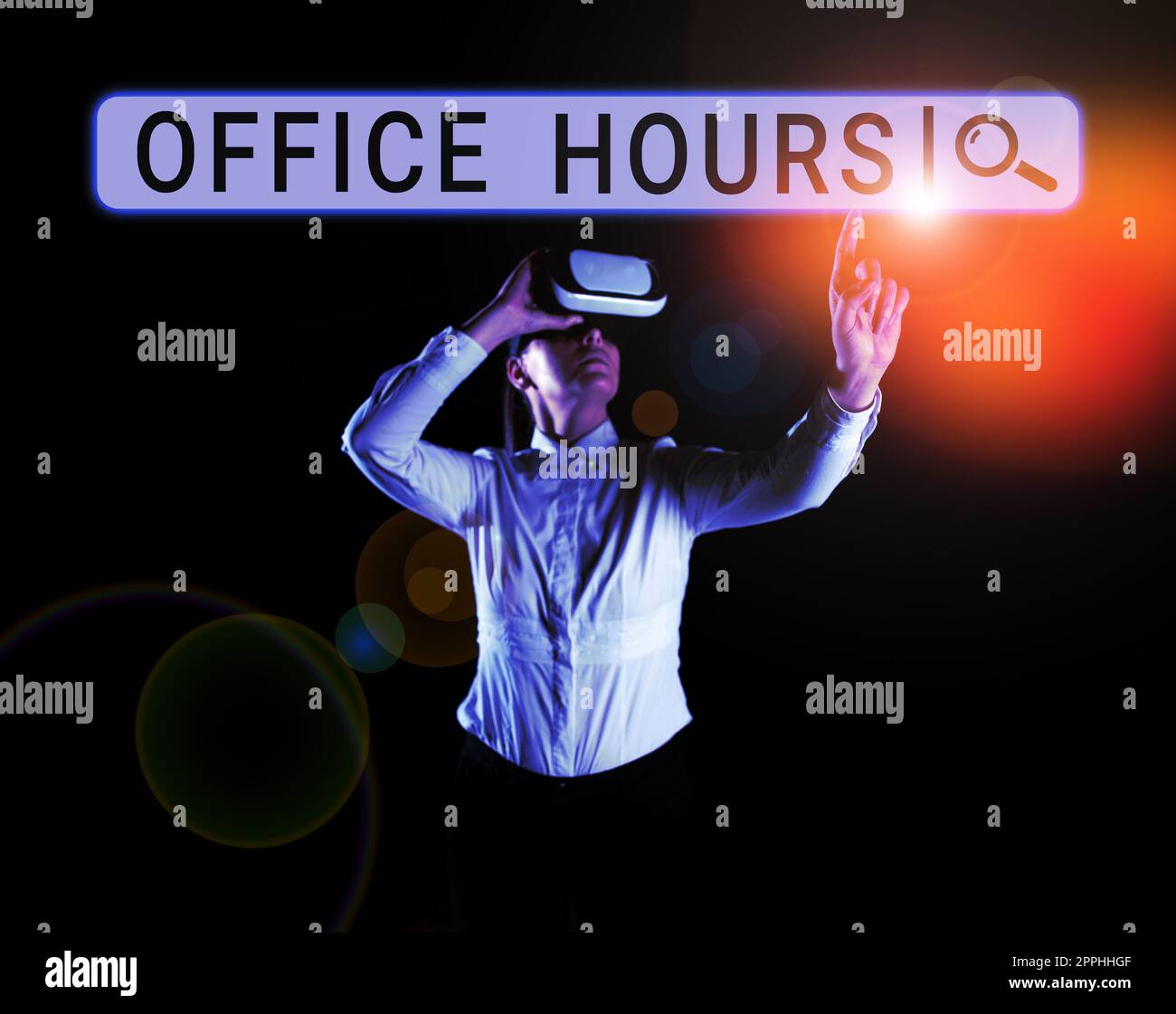 Conceptual display Office Hours. Business showcase The hours which business is normally conducted Working time Stock Photo
