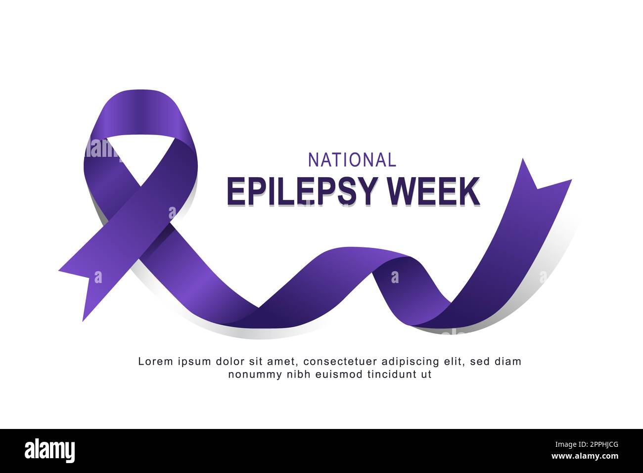 National Epilepsy Week background. Health, Awareness, Educational