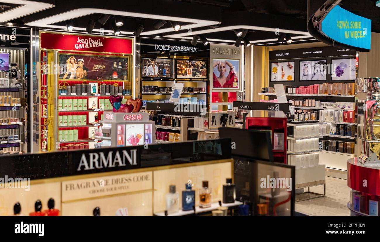 Cosmetics Perfumes Shop Stock Photo