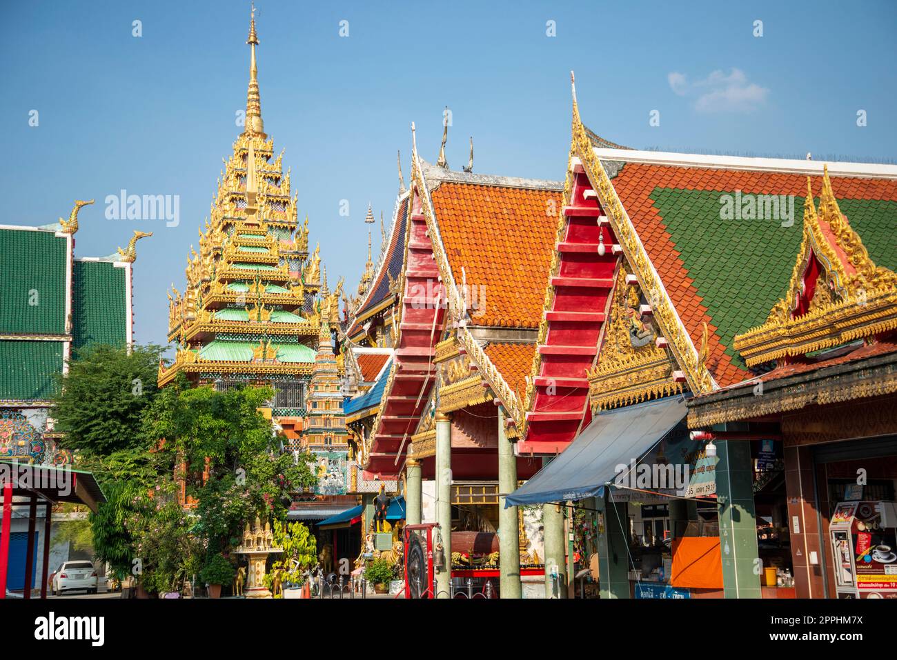 THAILAND THONBURI WAT KHUN CHAN Stock Photo