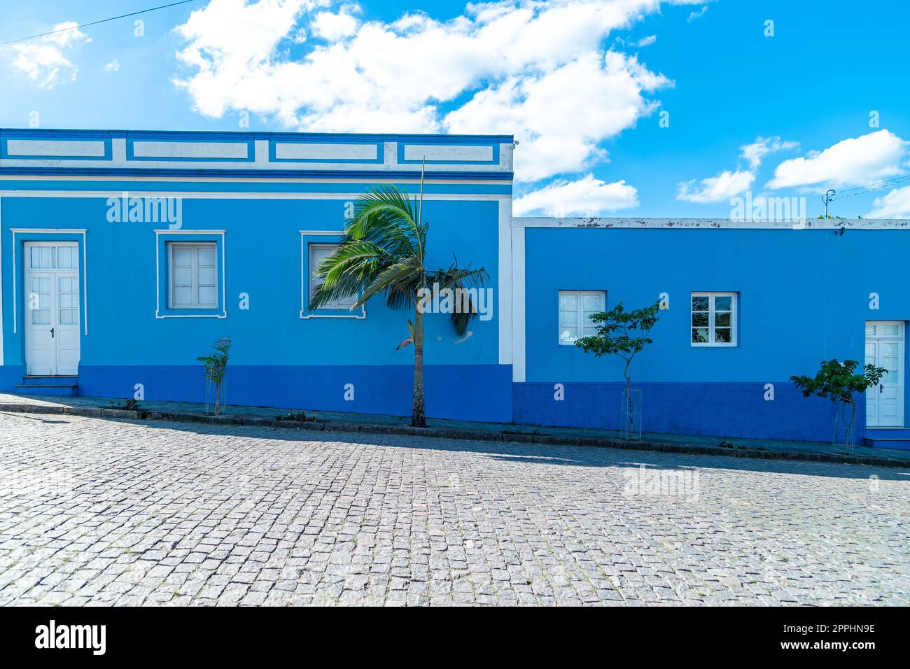 the architecture of the Argentinian countryside in the South America Stock Photo