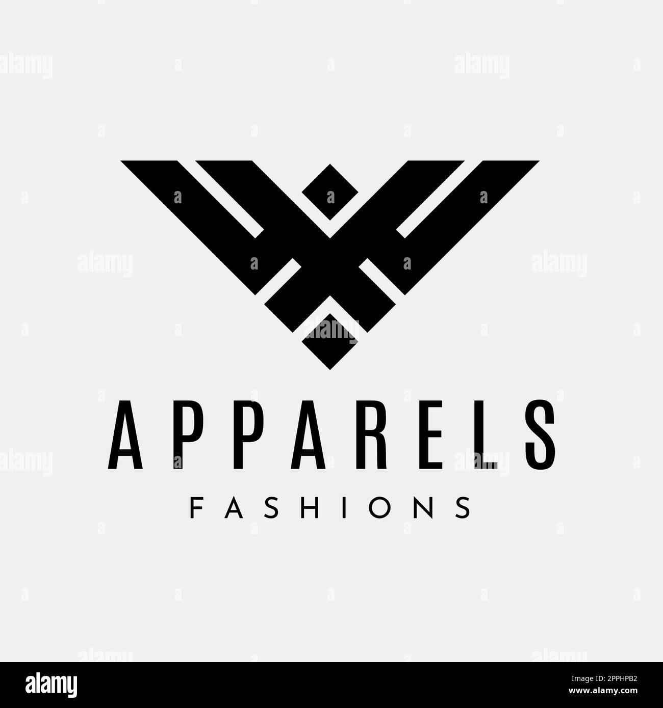 Minimalist abstract initial WX XW W X logo design. Simple black letter ...