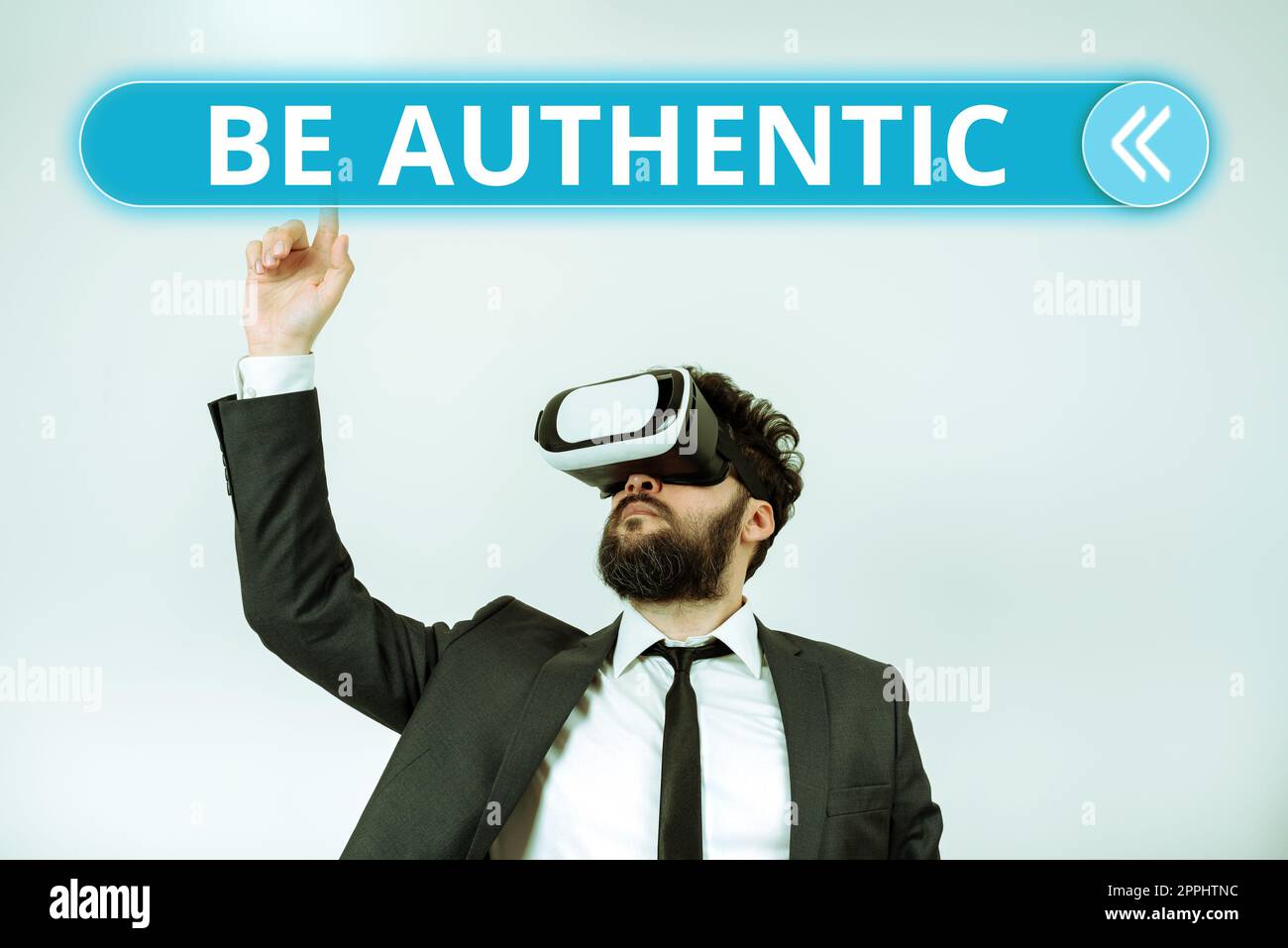 Conceptual display Be Authentic. Business showcase Do something that takes courage and staying true to yourself Stock Photo