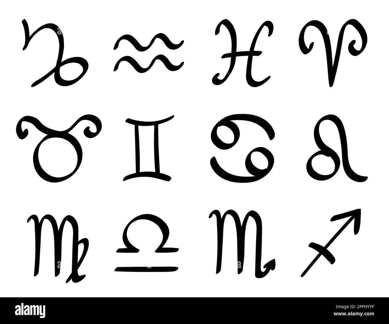 collection-of-astrological-signs-on-white-background-stock-photo-alamy