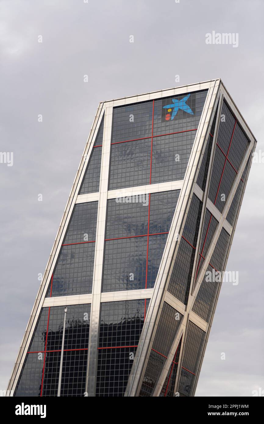 Kio towers in Madrid, Spain Stock Photo