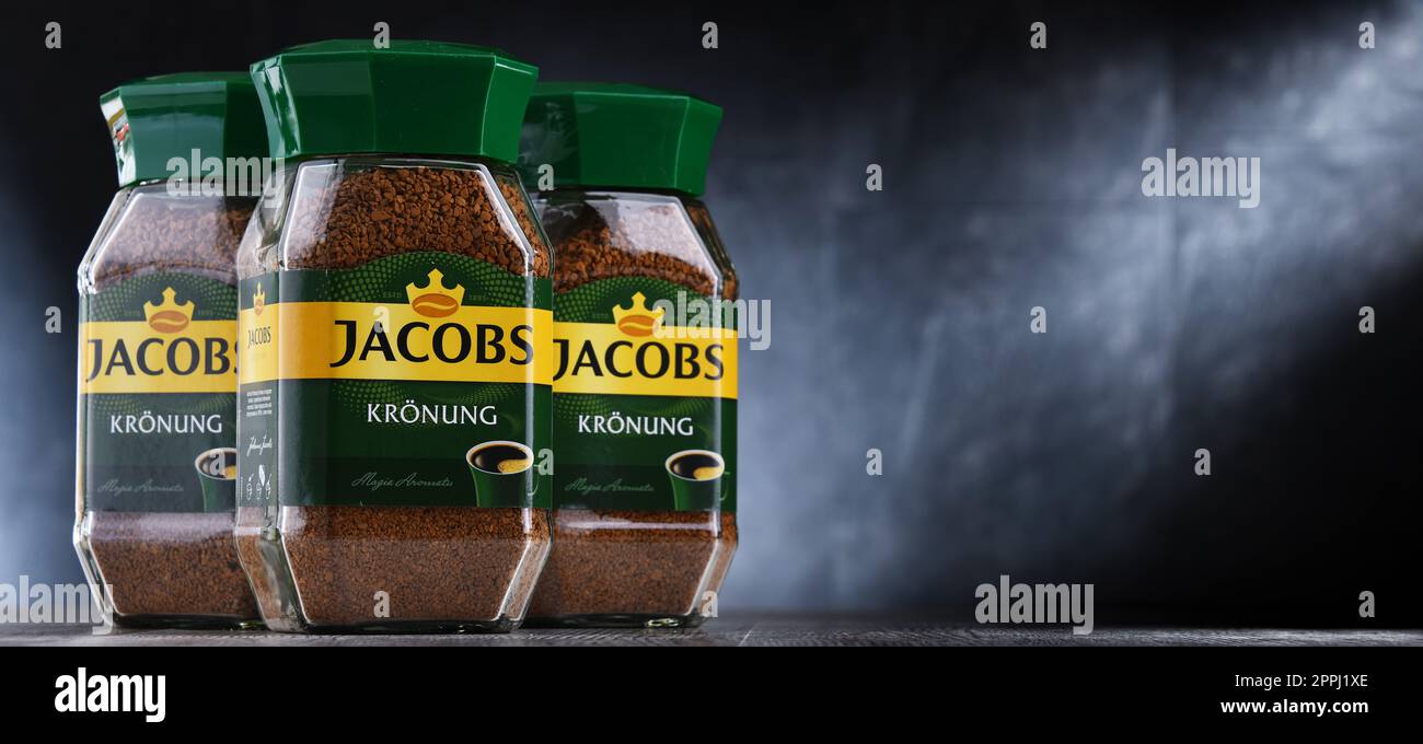 Coffee products of Jacobs Douwe Egberts Stock Photo Alamy