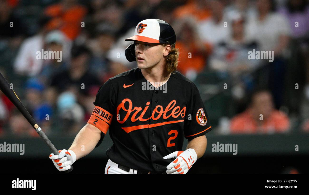 Baltimore Orioles' Gunnar Henderson in action during a baseball game