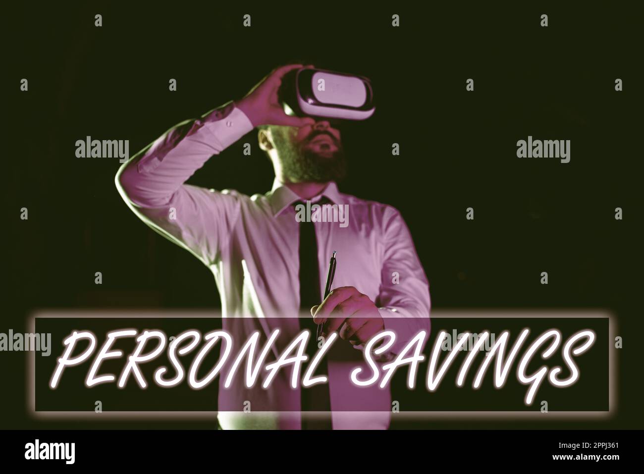 Inspiration showing sign Personal Savings. Business overview A method of assessing human personality constructs Stock Photo