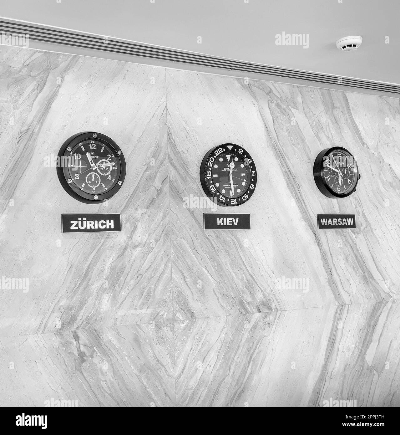 Time on your hands Black and White Stock Photos & Images - Alamy