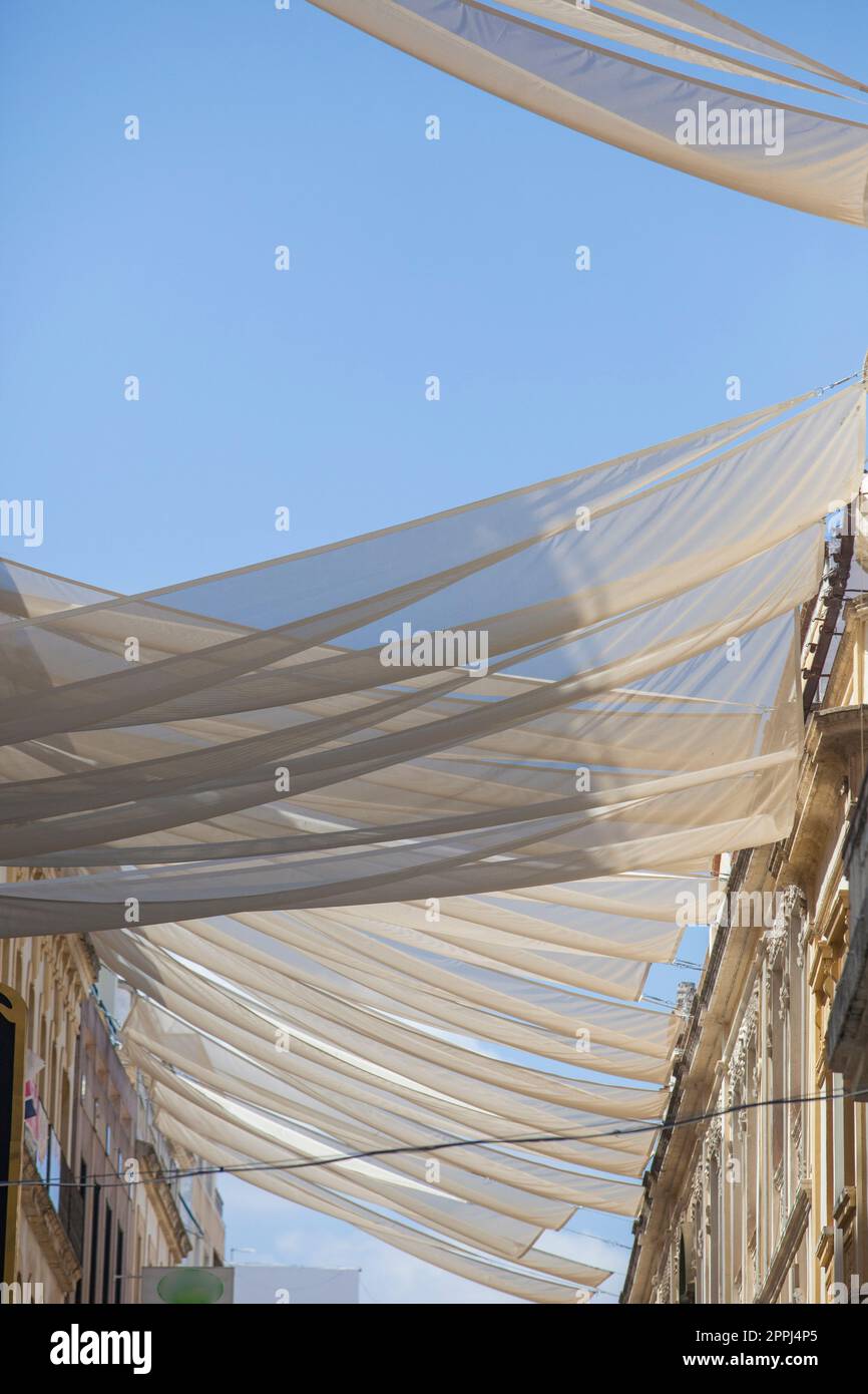 Large awnings over Cordoba downtown, Spain Stock Photo Alamy