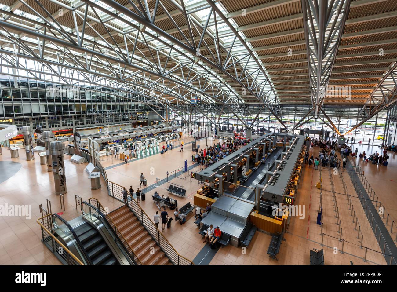 Hamburg Airport Terminal 2 in Germany Stock Photo