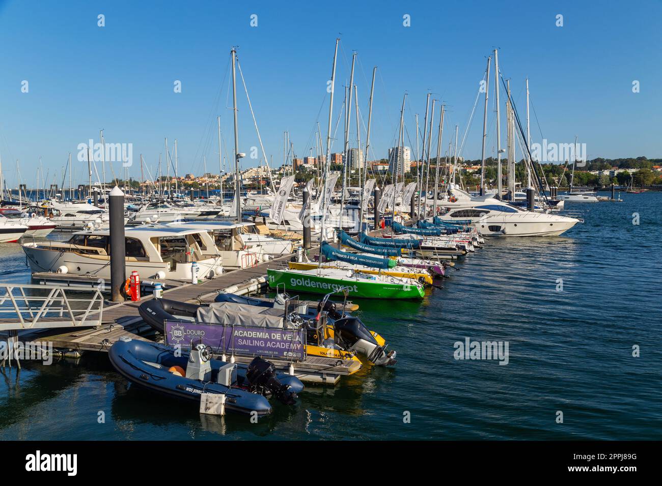 port of Afurada in Porto Stock Photo