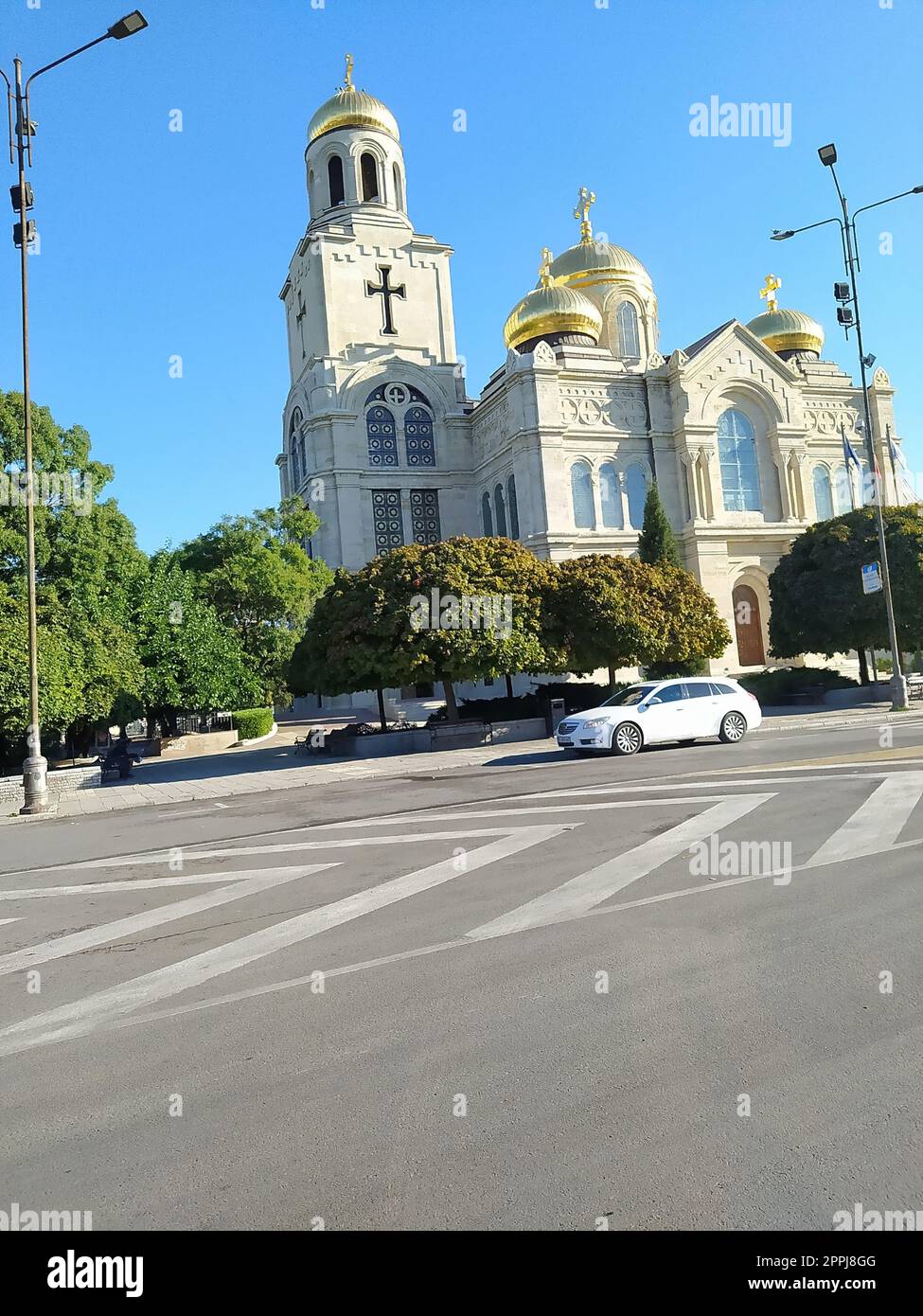 Varna, Bulgaria - September 13, 2022: Church of the Assumption of the Blessed Virgin Mary. Stock Photo