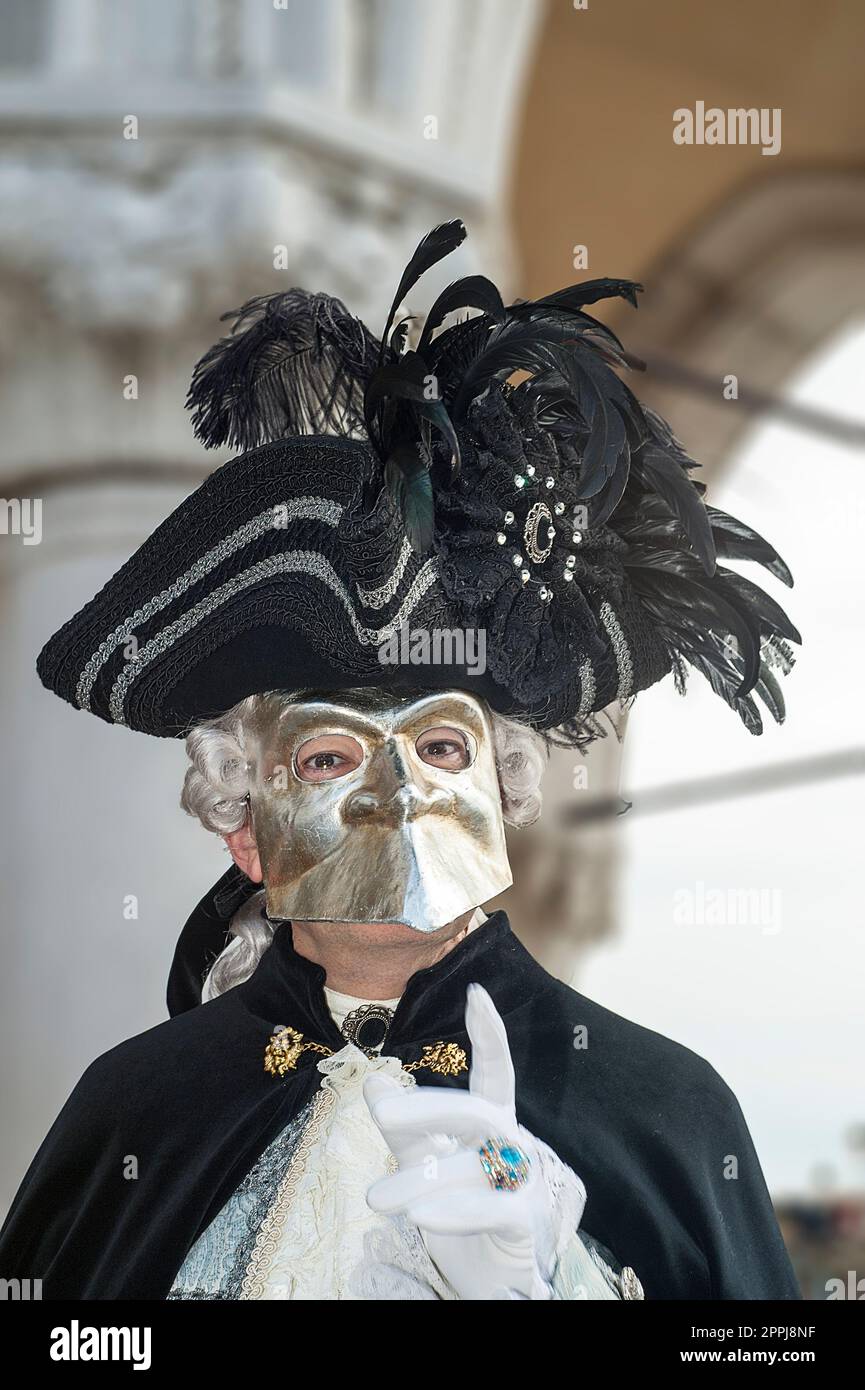 Venice, Italy - February 7 2018 - The Masks of carnival 2018. The Carnival  of Venice (Italian: Carnevale di Venezia) is an annual festival held in Ven  Stock Photo - Alamy