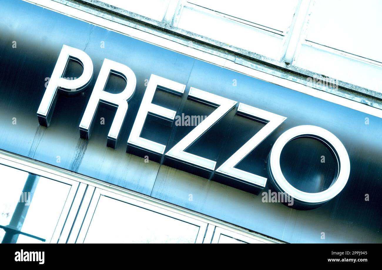 File photo dated 23/3/2020 of a Prezzo restaurant. The Italian
