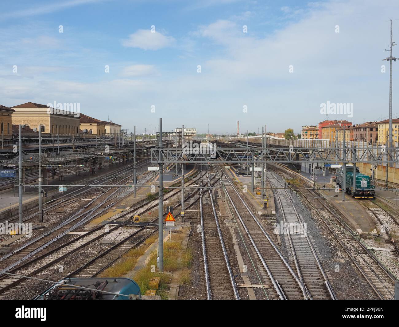 Bologna centrale railway station Stock Photo