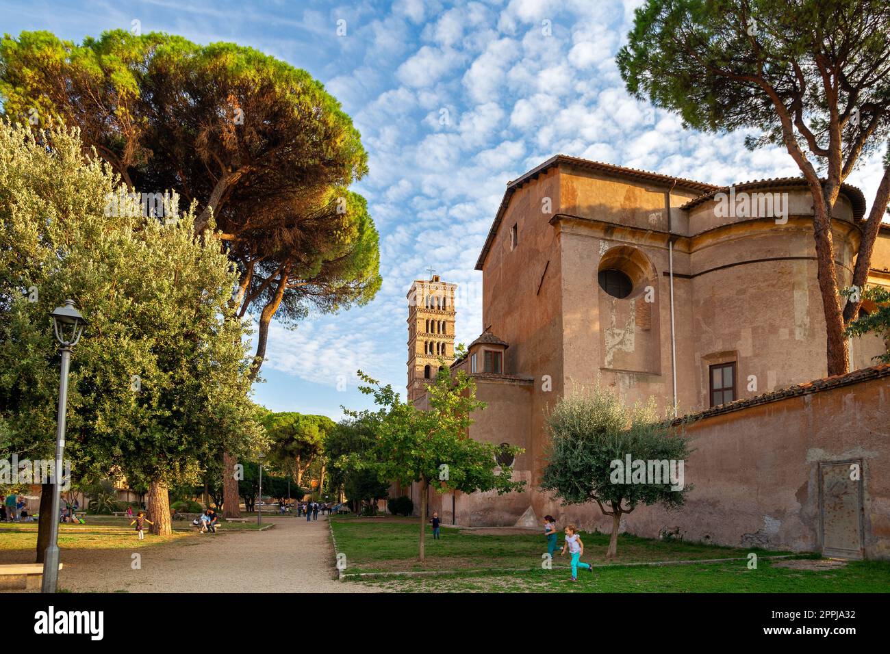 Giardino Storico di Sant'Alessio garden on the Aventine Hill in Rome. Stock Photo